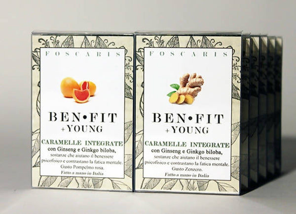 CARAMELLE IDEALI PER SPORT, DIETA, DIFESE, ANTIAGE, BENESSERE E RELAX; ESPOSITORE COMPLETO