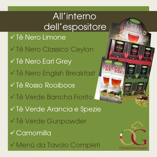 Espositore Selezione Tè - officinegastronomiche