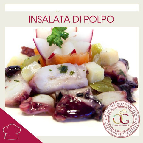 Bio Insalata Polpo Patate Sedano | porzione da 150 gr - officinegastronomiche