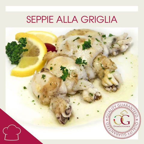 Seppie alla Griglia | porzioni da 160 gr - officinegastronomiche