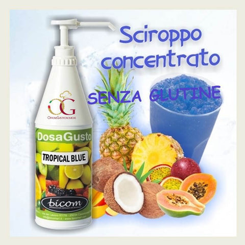 Sciroppo per Granita Tropical Blue - officinegastronomiche