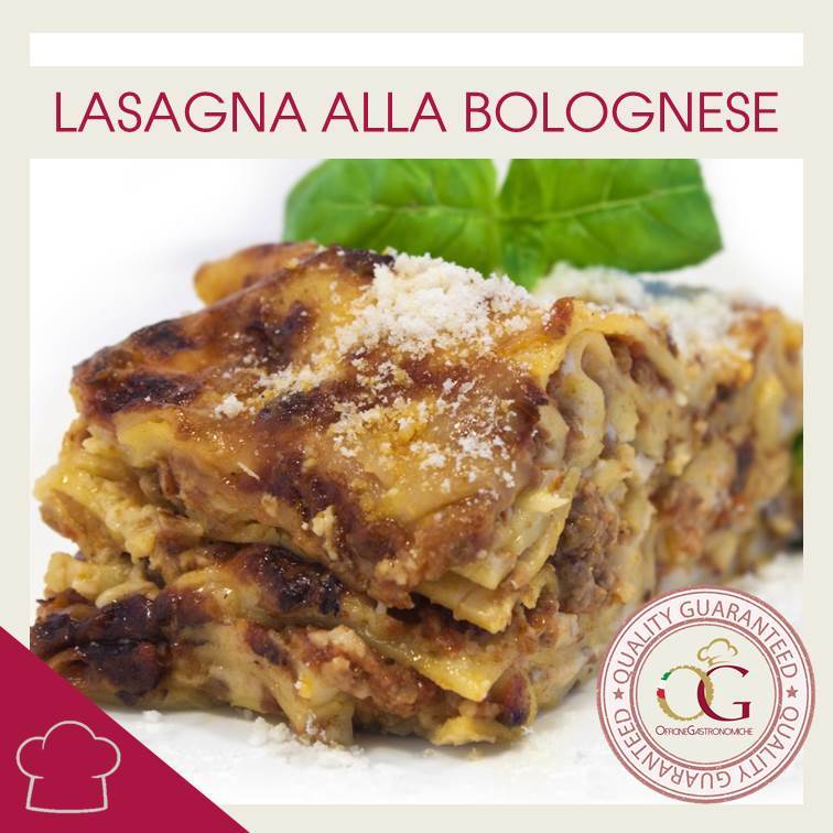 Lasagne alla Bolognese  teglia da 3,3 kg ca. - officinegastronomiche