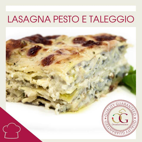 Lasagne Pesto e Taleggio | porzione da 250 gr - officinegastronomiche